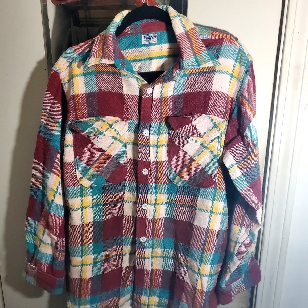 Vintage pilgrim flannel